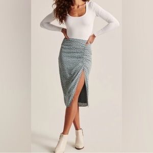 Light blue skirt